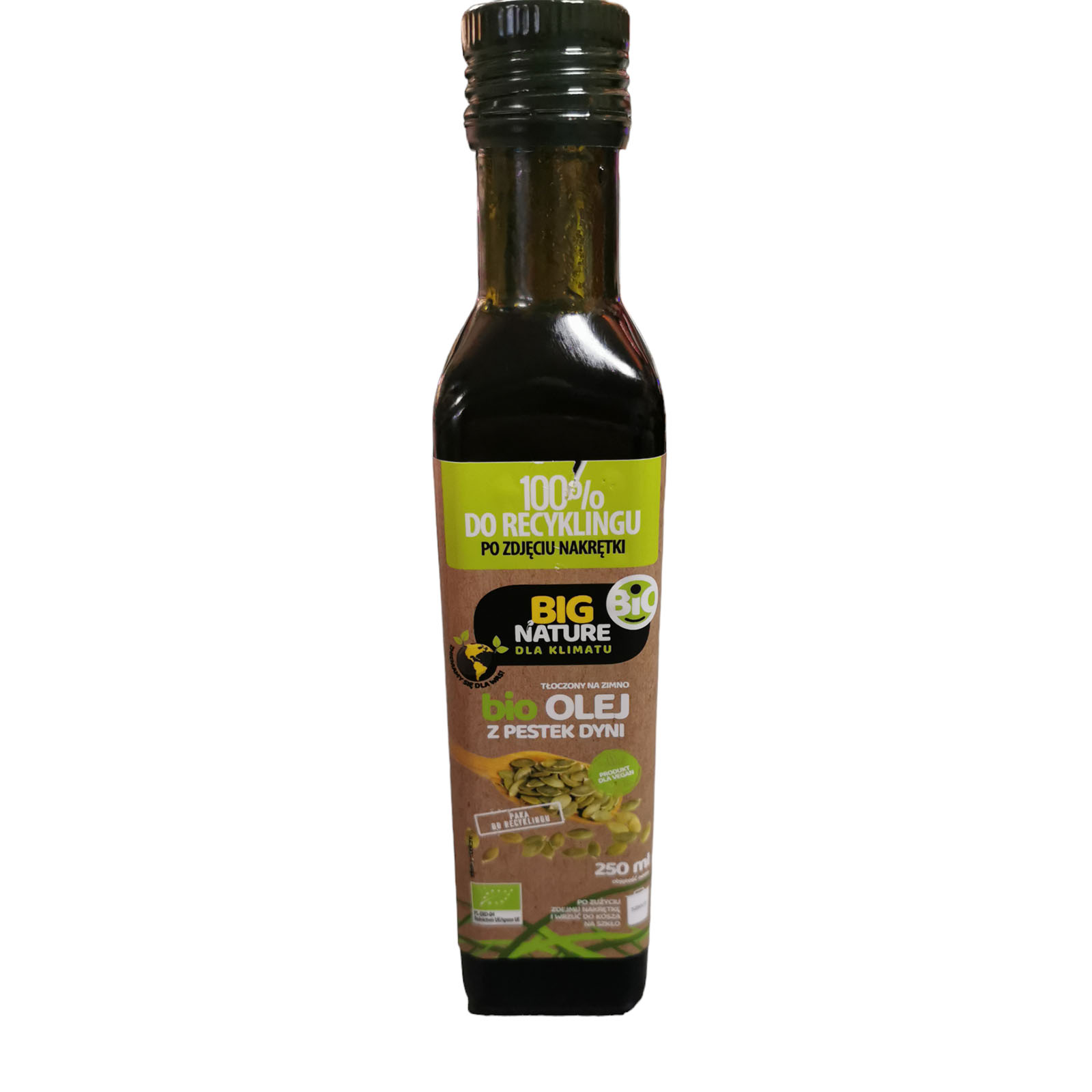 Big Nature 100% Bio Pumpkin Seeds Oil 250ml