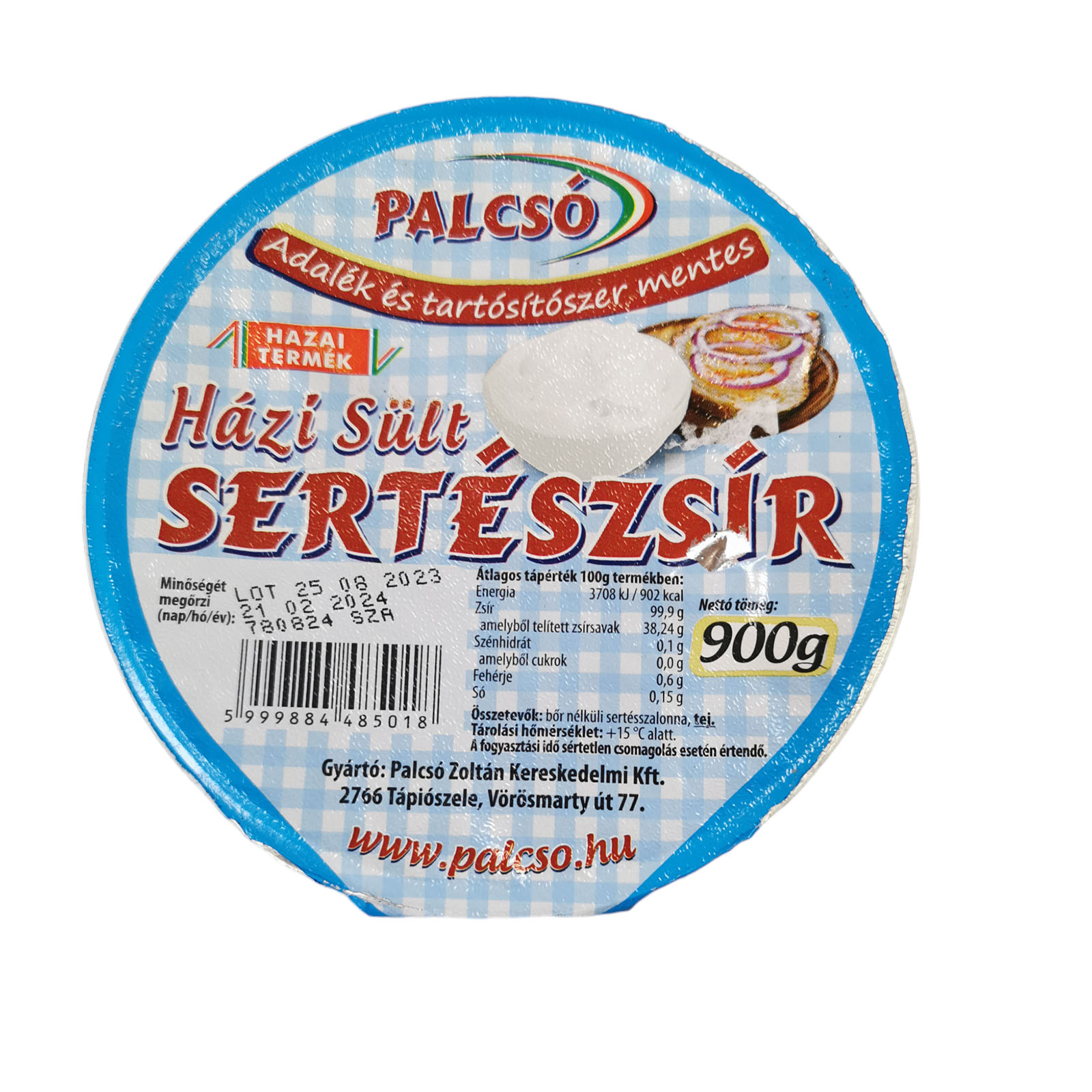 Palcso Pork Lard 900g