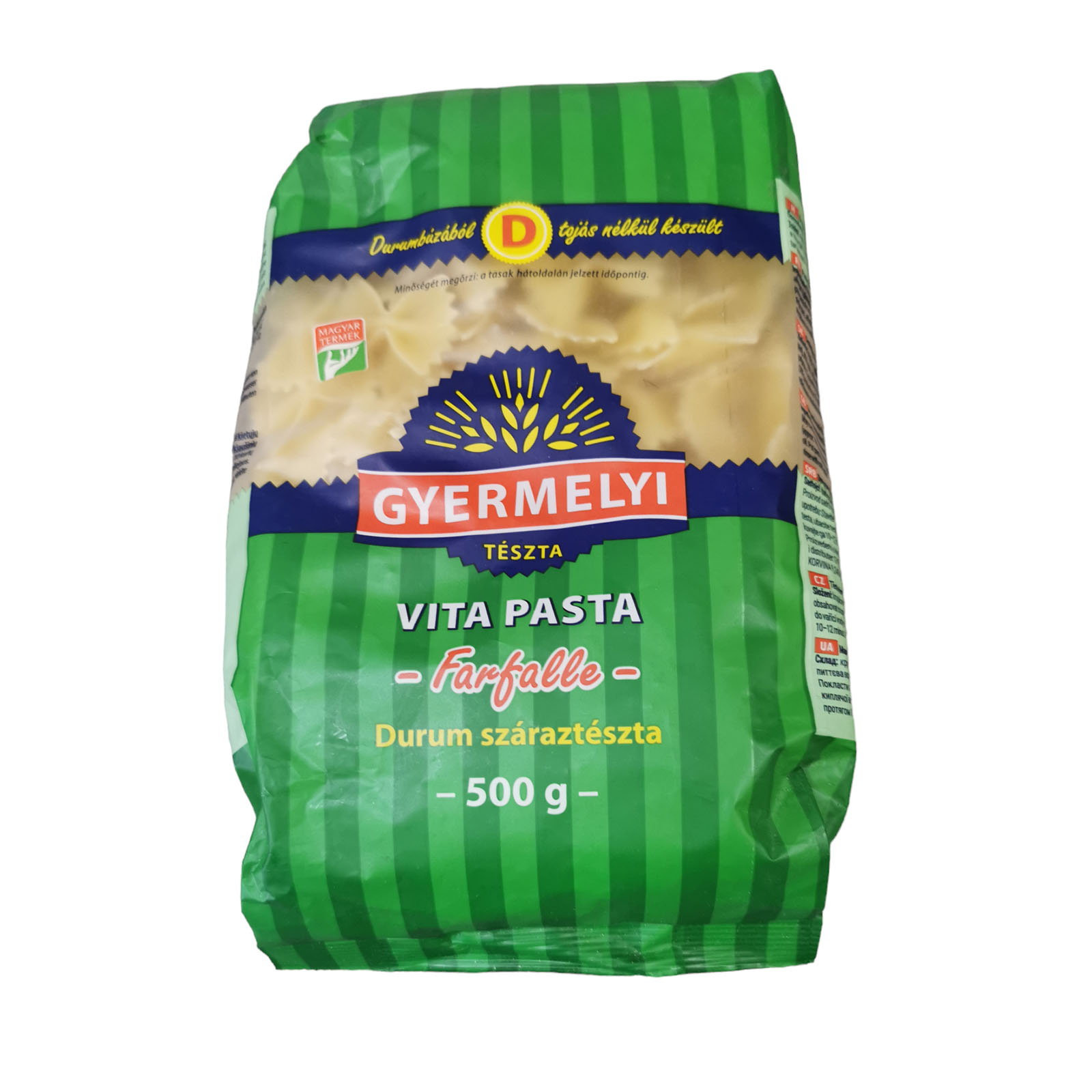 Gyermelyi Durum Pasta Bows 500g