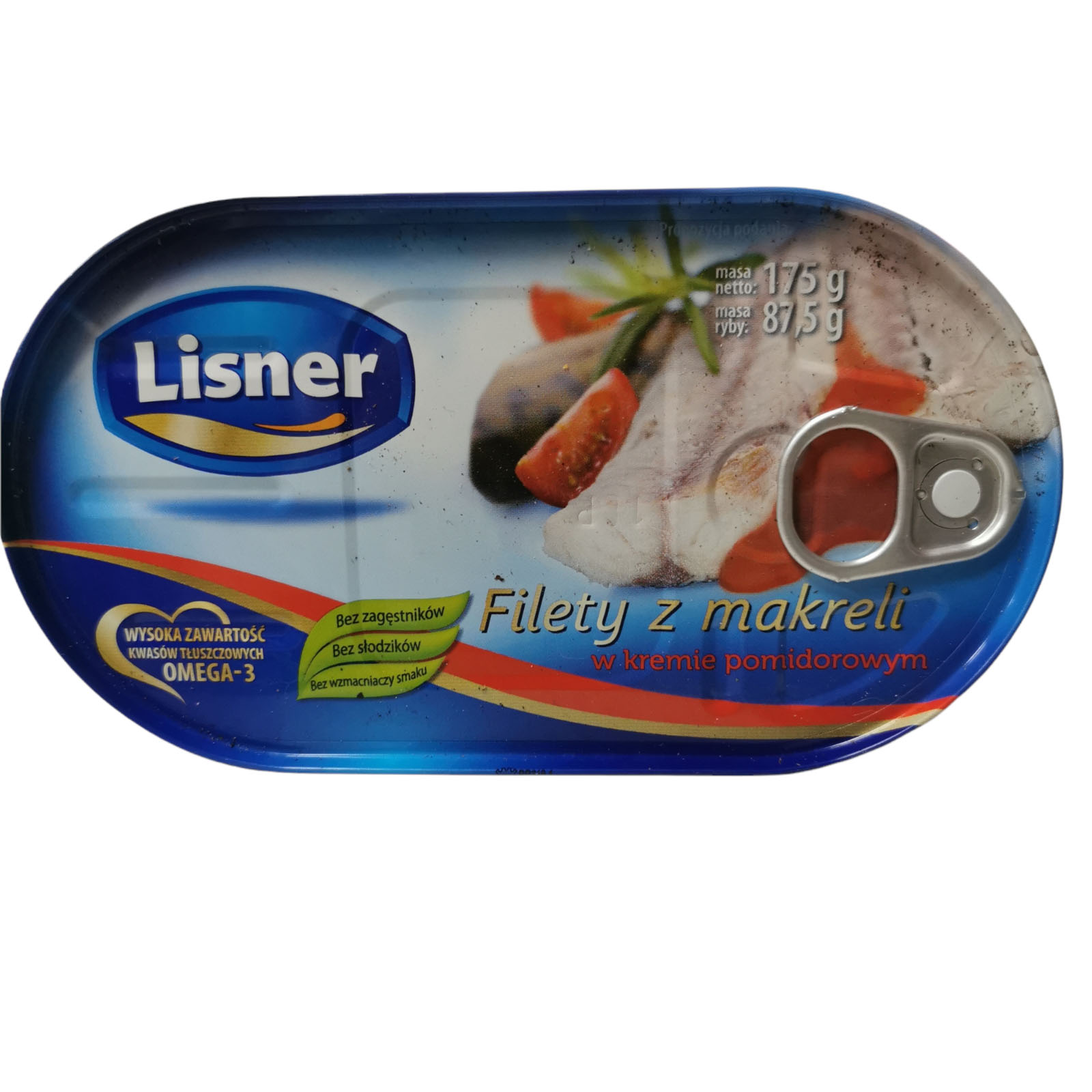 Lisner Mackerel Fillet in Tomato Sauce 175g