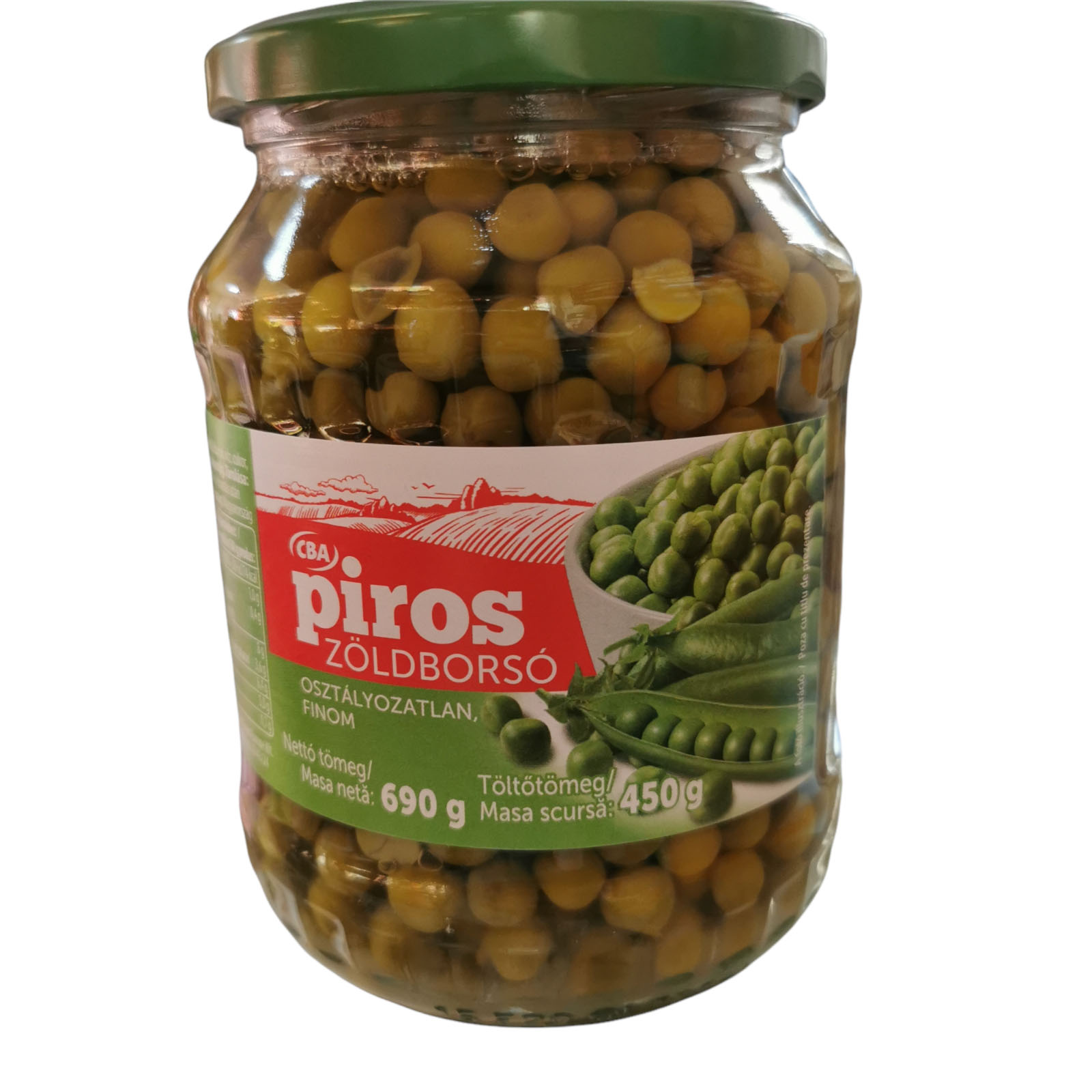 CBA Green Peas 690g