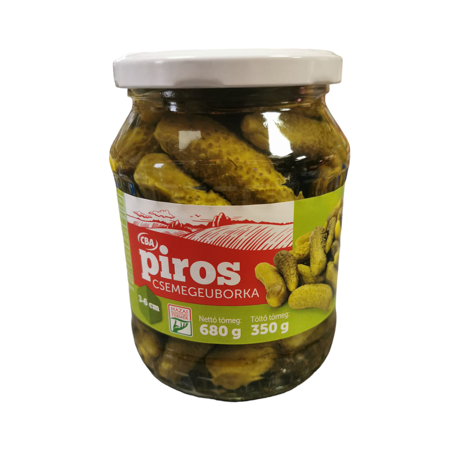 CBA Pickled Gherkins 3-6cm 680g