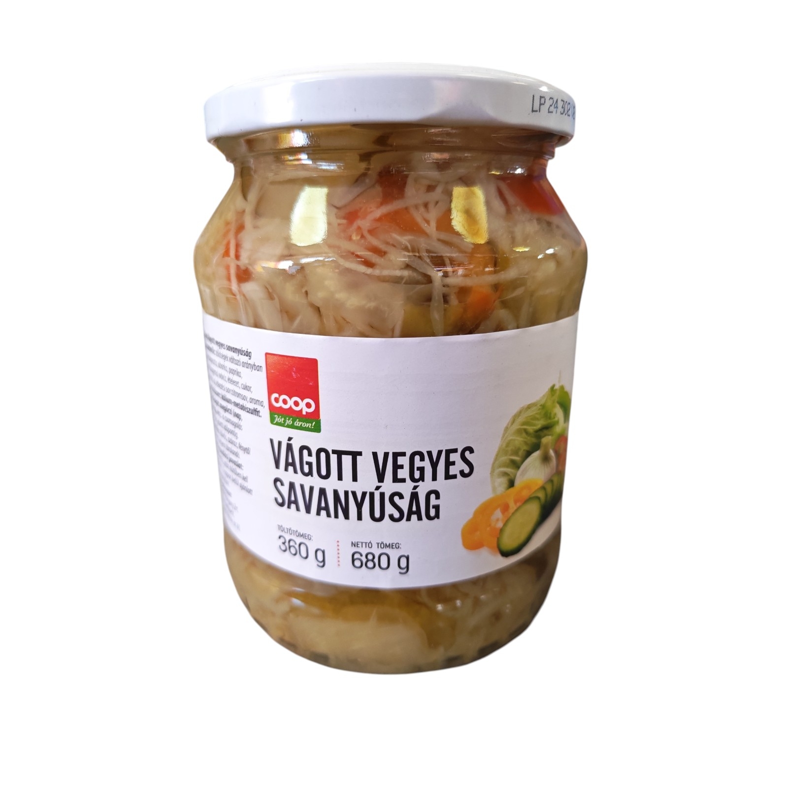 Coop Mixed Pickles 680g