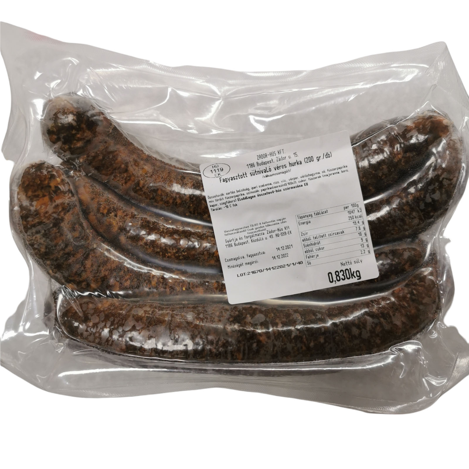 Zador Veres Hurka Blood Sausage ~800g - 1kg