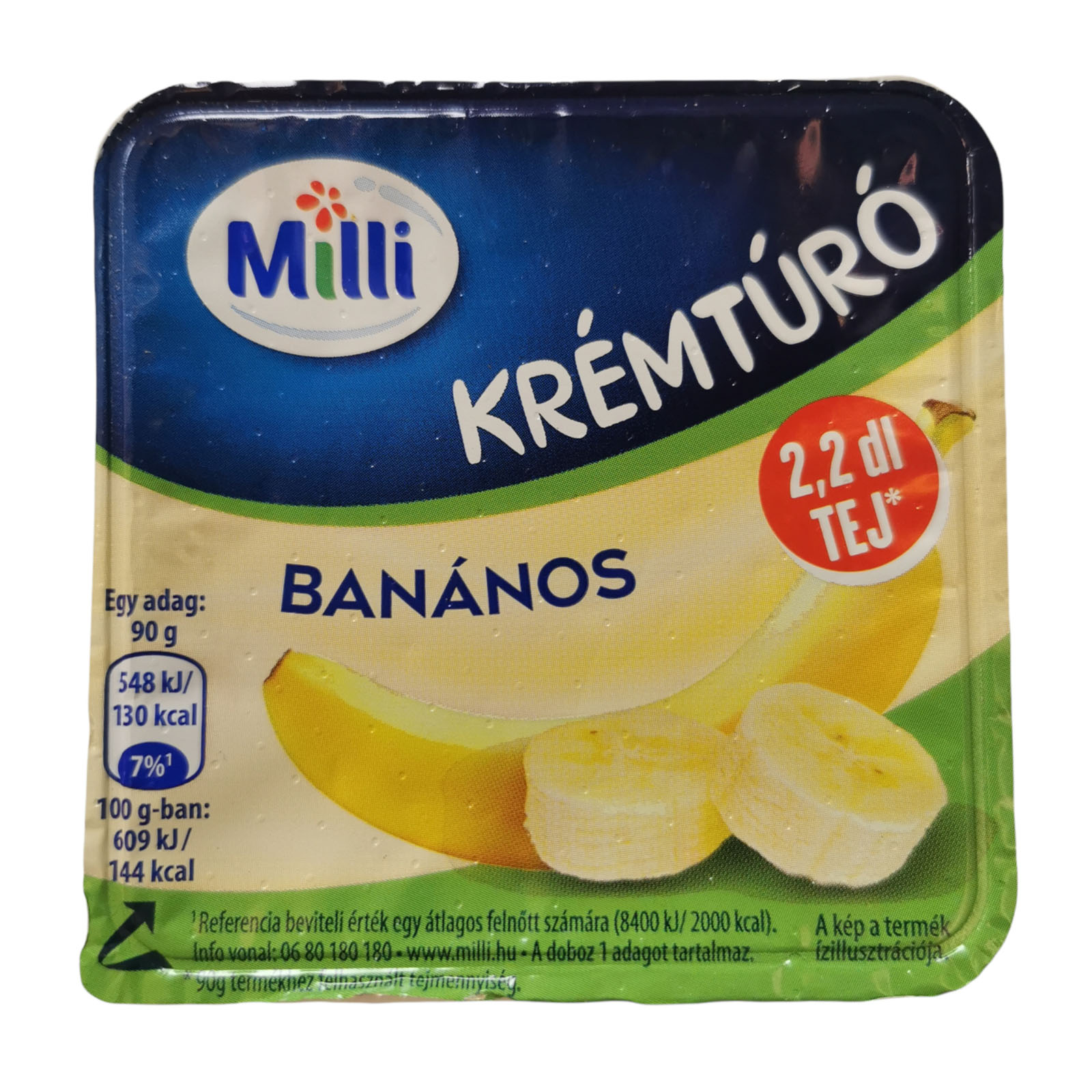 Milli Cheese Cream Banana 90g