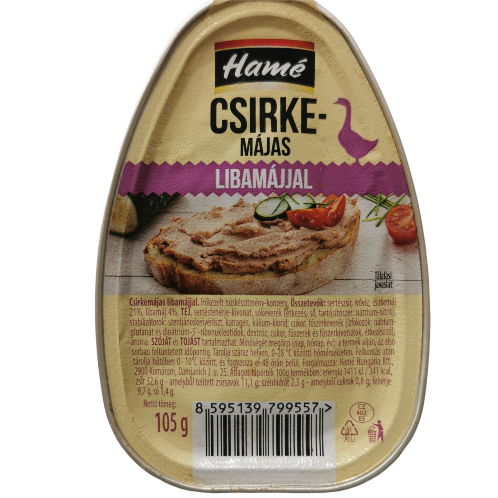 Hame Chicken Goose Liver Pate 105g