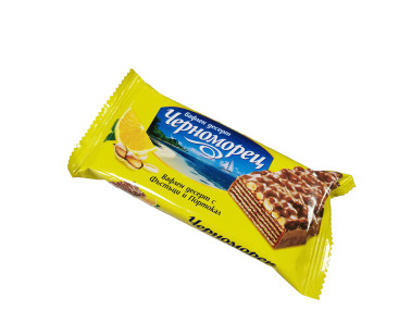 Chernomorets Orange & Peanuts Wafer 75g