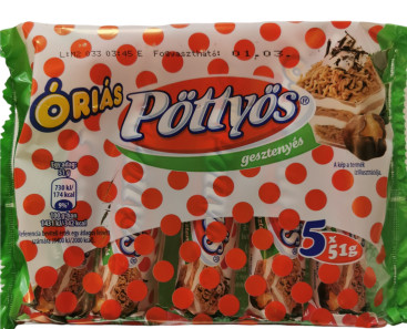Pottyos Orias Turo Rudi Chestnut Puree 5x51g